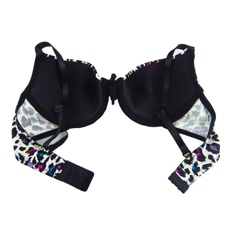 Женский бюстгальтер с леопардовым принтом размеры 34 36|Бюстгальтеры| |