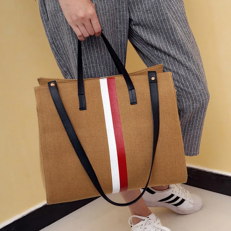 Холст Женщины Повседневная Tote Дизайнер Большие Сумки Мешок Моды сумки Новые