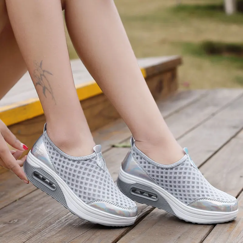 Plus Size 42 Women Air Cushion Tennis Shoes 2019 Autumn Female Soft Comfortable Brand Sneakers Lady Stable Non-slip Fitness Shoe