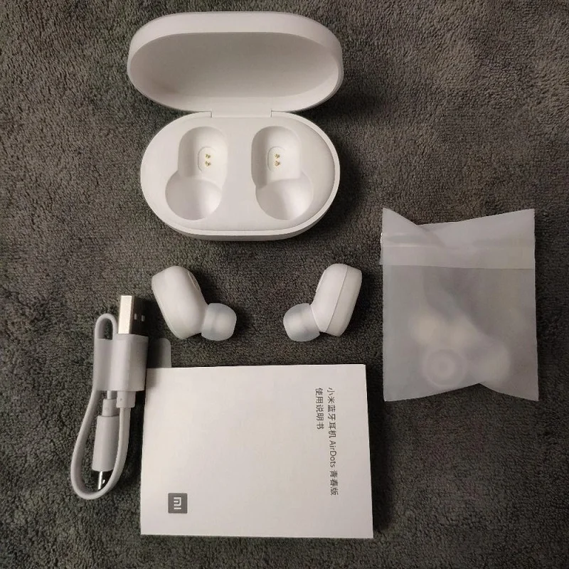 100% оригинальные наушники Xiaomi Air настоящая Беспроводная стереогарнитура Bluetooth Pro