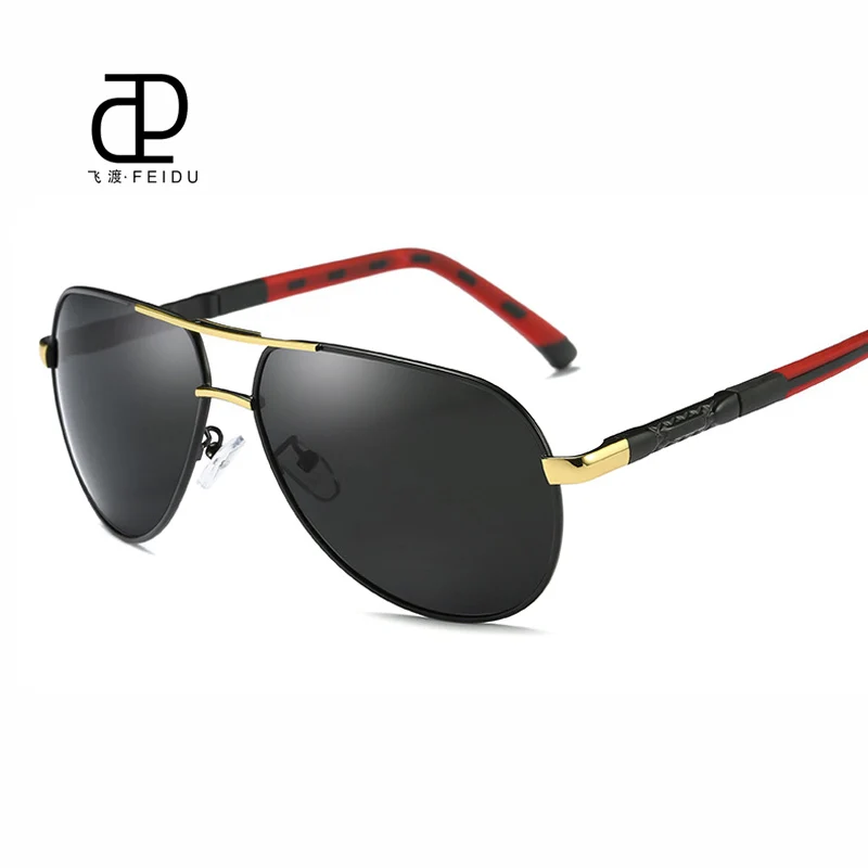 FEIDU Высокое качество HD поляризованные солнцезащитные очки мужские классические