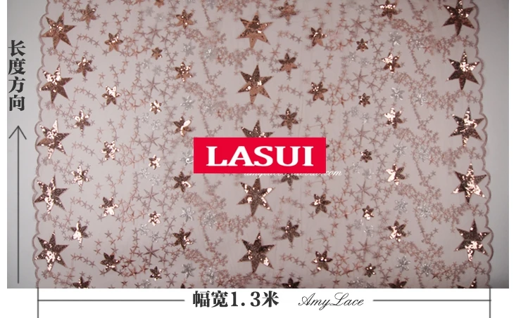 LASUI 2019 Новый 3 метров = 1 шт. DIY платье ткань розовый голубой серый Гипсофила звезды