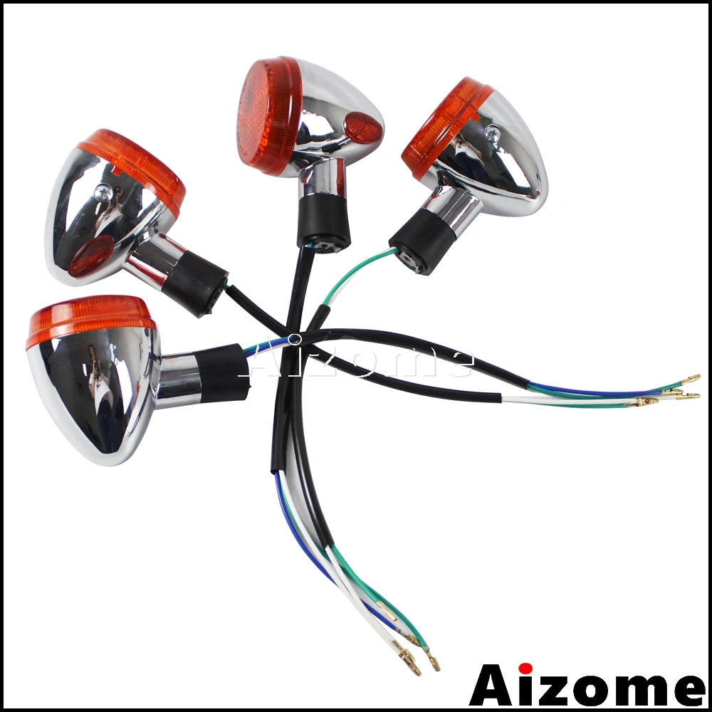 Указатели поворота для передних и задних мотоциклов Honda Shadow 400 750 VT750 2004-2007 Emark 1