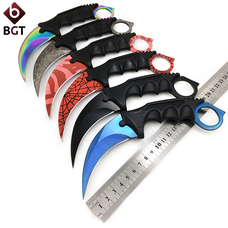 Охотничий нож BGT CS GO фиксированный керамбит тактический боевой для выживания на