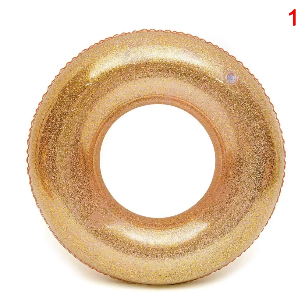 Надувное плавательное кольцо утолщенный Прозрачный блестящий поплавок водная