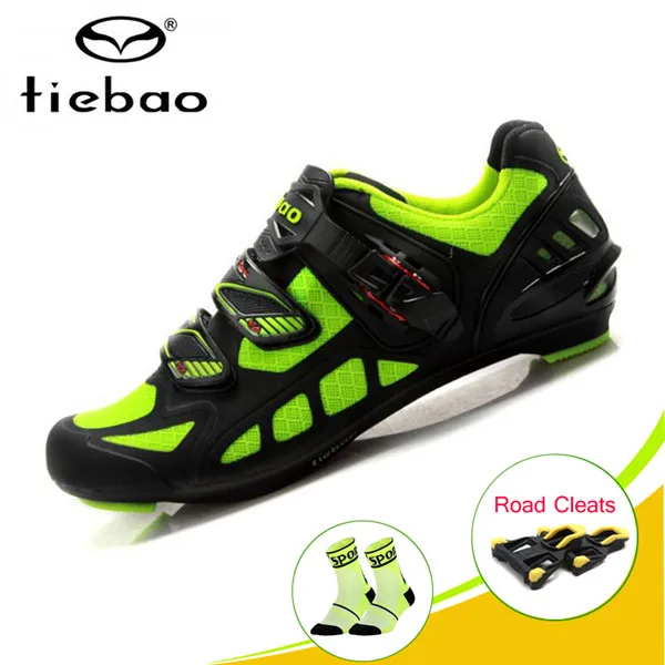 Cleats for 1502 G Tiebao велосипедная обувь для шоссейной езды sapatilha ciclismo SPD-SL с педалями дышащие самозакрывающиеся уличные кроссовки для шоссейного велосипеда - Цвет: Cleats for 1502 G