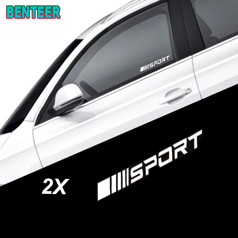 Автомобильные наклейки на окна для Mercedes benz AMG w204 w211 W210 C63 c180 e200 CLA GLK GLE GLA A180 A B C E class