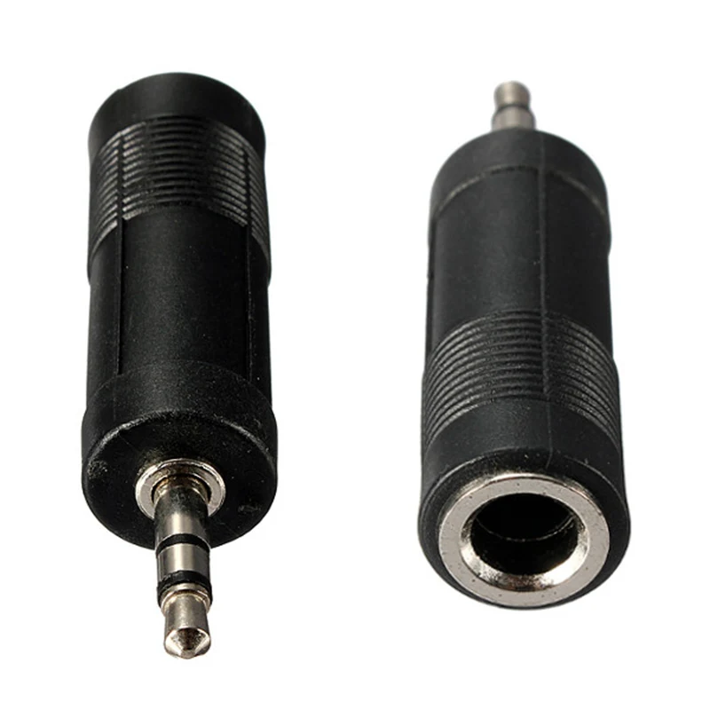 10pcs/lot 3.5mm Male to 6.35mm Female Adapter 3.5 Plug 6.35 Jack Stereo Speaker Audio Converter for PC Notebook 1pc | Компьютеры и