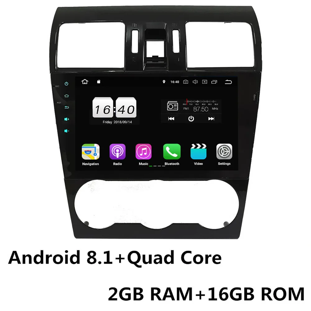 Android 8.1 x 4Core " ips Восьмиядерный 4G Android 9,0 4 Гб ОЗУ 64 Гб ПЗУ RDS автомобильный dvd-плеер радио gps ГЛОНАСС Navi для Subaru Forester XV WRX 2013 - Цвет: Android 8.1 x 4Core