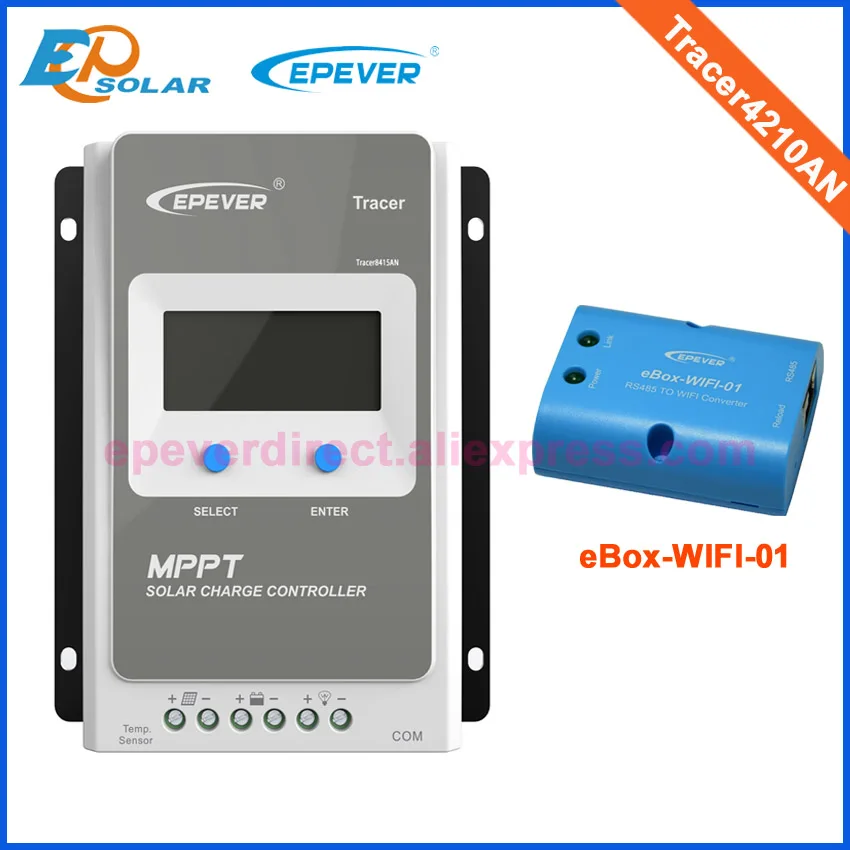 Tracer4210AN MPPT Солнечное зарядное устройство с функцией Wi Fi 40A|mppt solar|solar mppt chargermppt solar