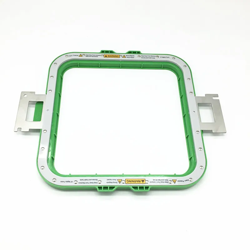 

Hot sale SWF magnetic hoop embroidery frame size 9.5x9.5 inch total length 395mm mighty hoop SWF magnet frames