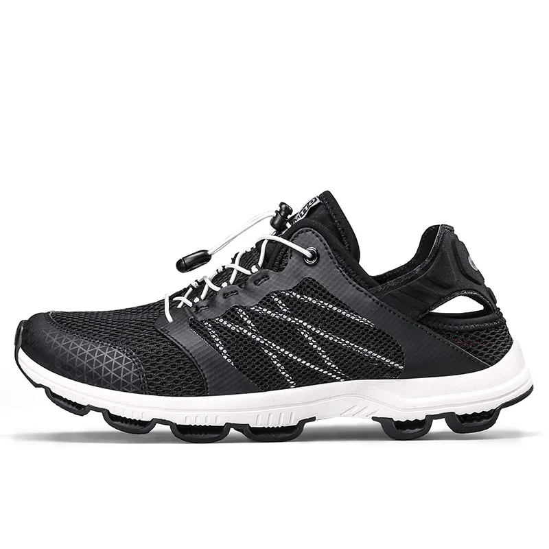 Summer Breathable Mesh Men Shoes Anti-Odor Bacteriostatic Adult Casual Sneakers Man Light Elastic Band Trainers | Обувь