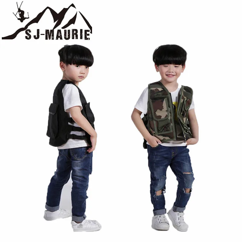 Открытый детский Охотничий Тактический Жилет для взрослых CS игровая нагрудная