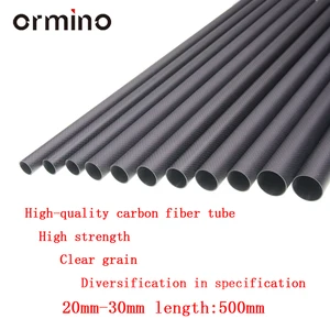 Труба из углеродного волокна 2 шт., стержень из углеродного волокна 3k, 20 мм-30 мм, для самостоятельного сборки, рамы квадрокоптера, посадочное шасси, набор сделай сам для дрона