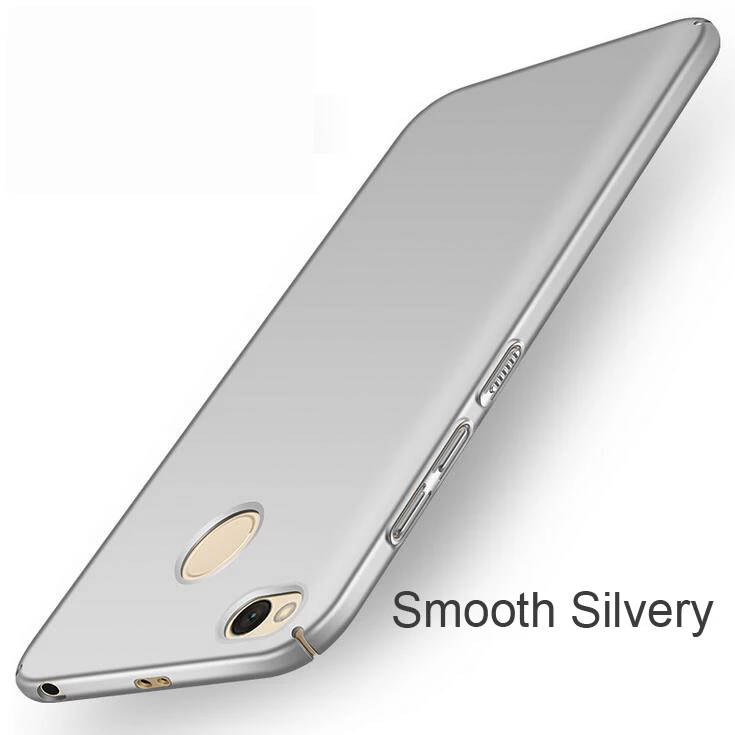 Smooth Silver Для Xiao mi Red mi 4X чехол Red mi 4X чехол Vpower Роскошный ультра тонкий жесткий защитный чехол из поликарбоната для Xiao mi Red mi 4X задняя крышка для телефона - Цвет: Smooth Silver