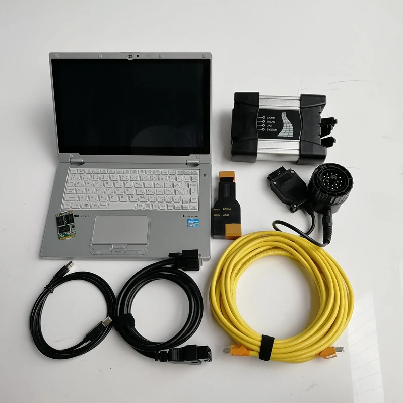 Программное обеспечение Icom Next A2 B C ISTA Inpa ETK в 1TGB SSD и используется toughbook CF AX2 I5 4G для