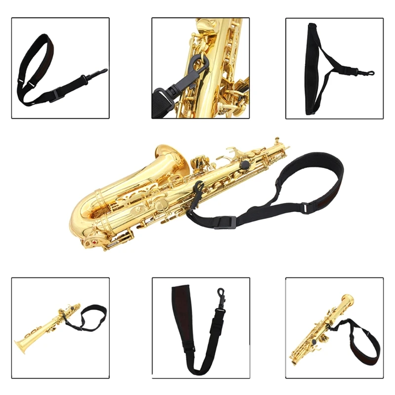 

Saxophone Neck Strap Alto Tenor Sling Adjustable Musical Instrument Accessories