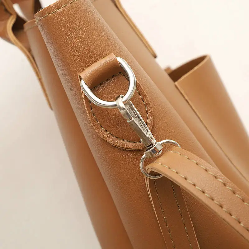 Роскошные винтажные простые женские сумки через плечо большой емкости из