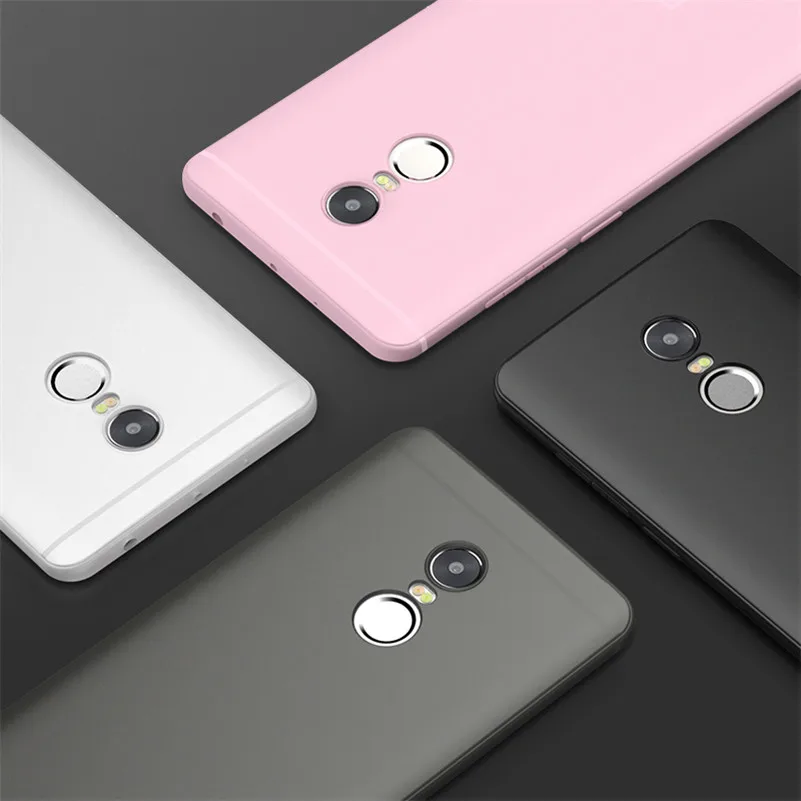 Матовый ТПУ матовый Силиконовый чехол для телефона Xiaomi Note 4 мобильного чехлы 4X X Pro