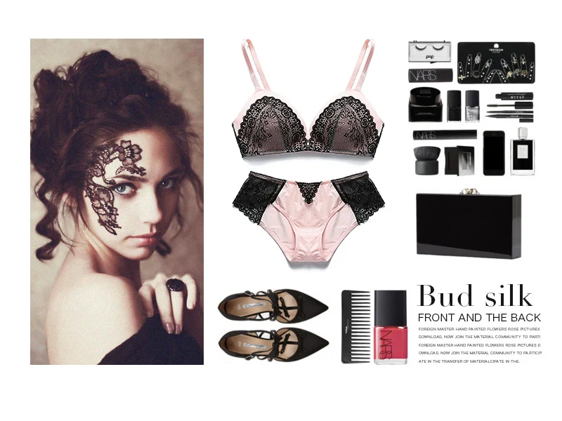 Сексуальный мусс элегантный без косточек французский женский бюстгальтер пуш ап