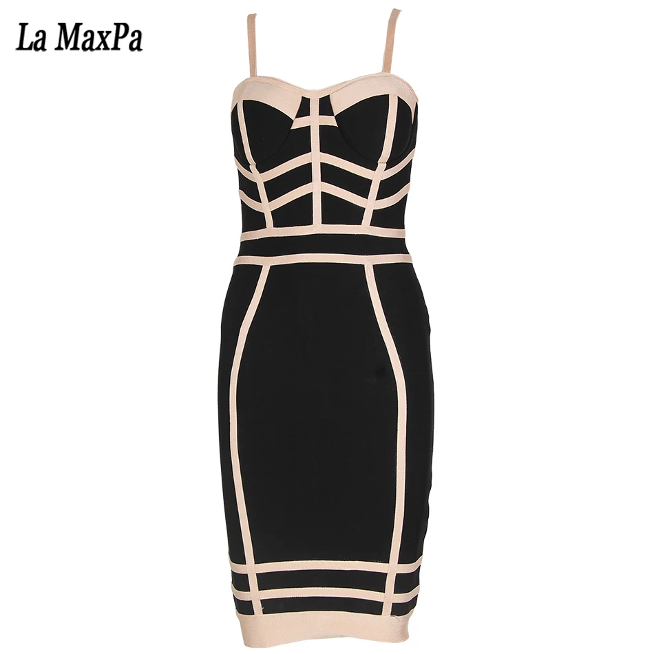 2017 Новый сексуальный топ starpless черное платье женское облегающее вечернее для