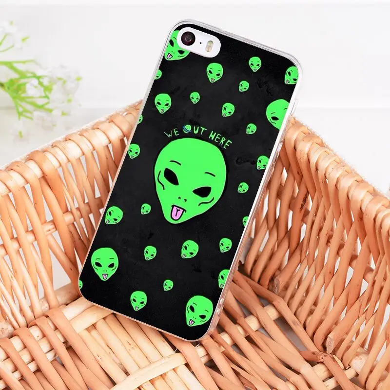 Yinuoda Aliens UFO Прозрачный чехол для телефона iPhone 8 7 6 6S Plus X 5 5S SE XR XS XSMAX11 11pro 11promax