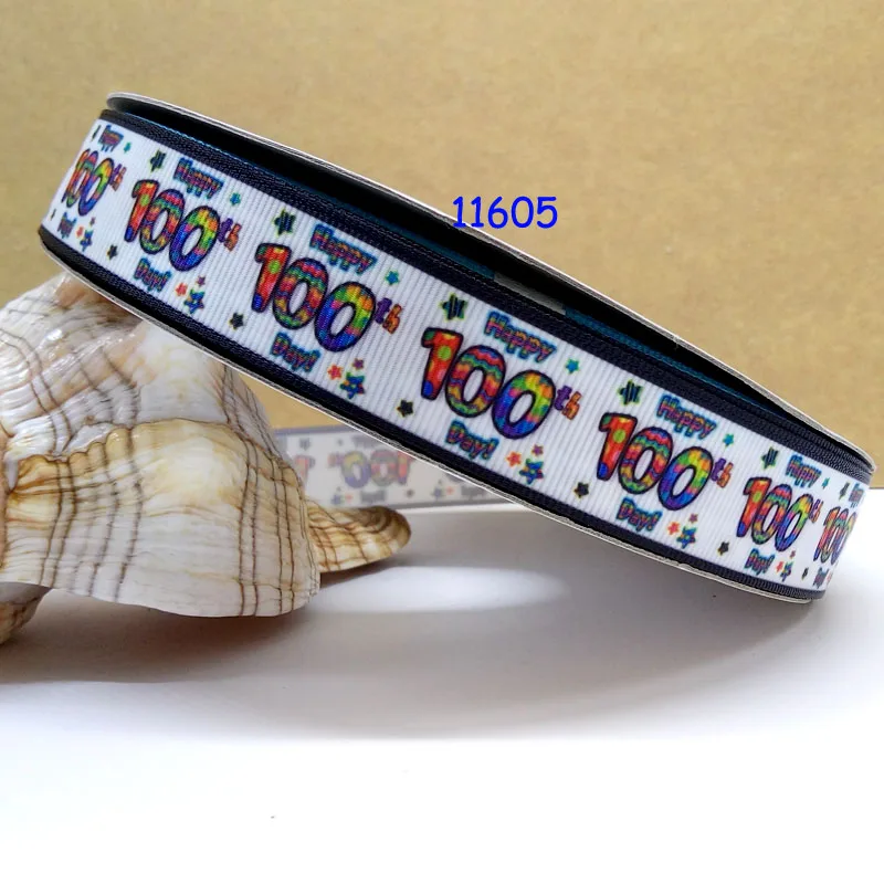 Бесплатная доставка 50 ярдов мультфильм печатных grosgrain ленты 11635 | Дом и сад