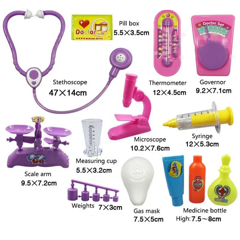 30 шт./компл. притворяться играть в докторские медицинские игрушки дети