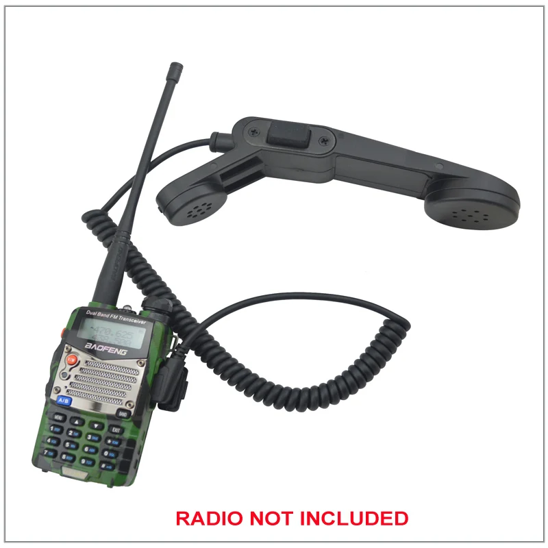 저렴한 전화 스타일 핸드셋 마이크 스피커 마이크 Kenwood Baofeng 라디오 UV-5R,Wouxun KG-UVD1P, TYT MD-390