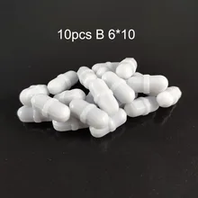 B3* 6 мм 10 шт PTFE Магнитный мешалка миксер бар с кольцевая Опора белого цвета