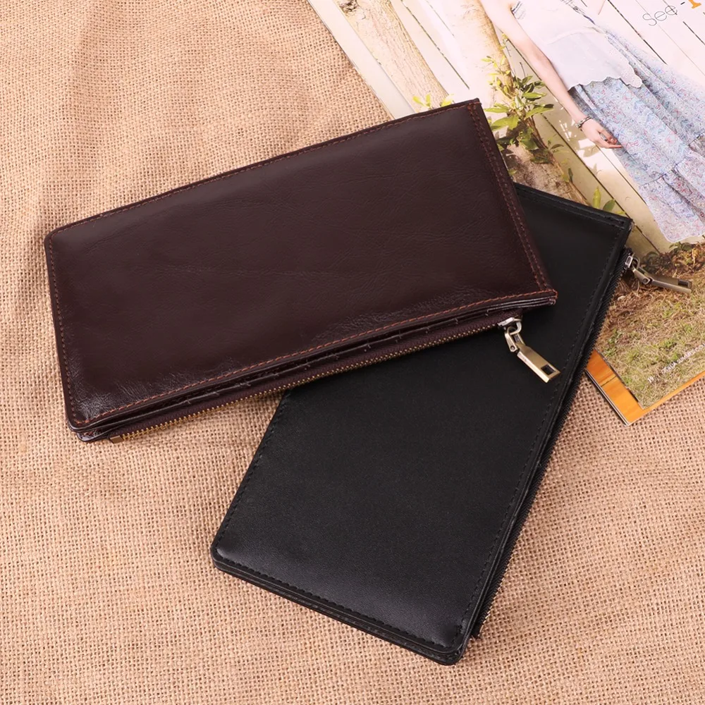 

Men Wallets Genuine Leather Large Capacity 20 Slots Wallet Clutch Bag Fashion Card Holder Long Purse Multi function Phone Bag