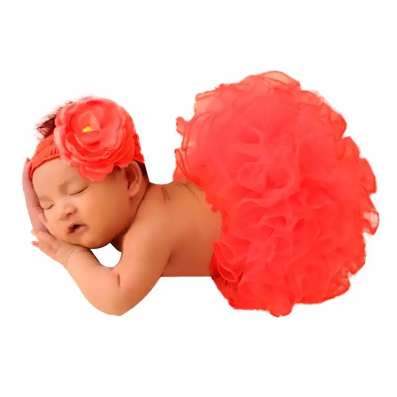 New Summer Newborn Photography Props Hair Accessories Skirt Clothes Photo Shoot Sundress Lovely Cute Beautiful Baby | Детская одежда и