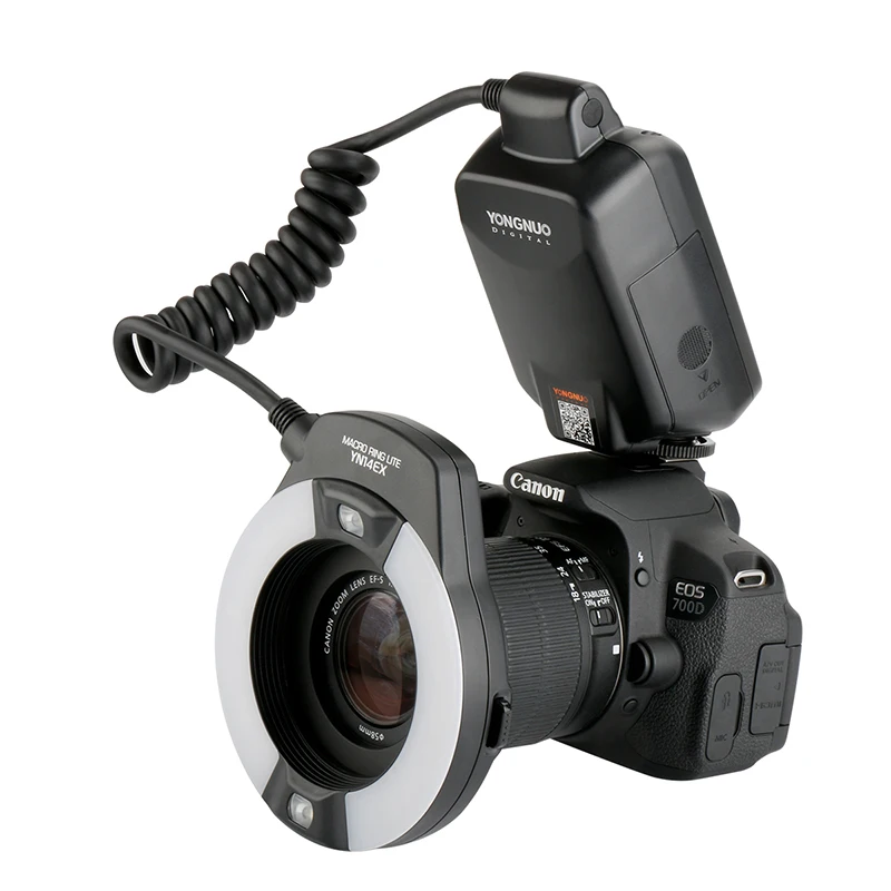 YONGNUO yn24ex e TTL Twin Lite Макро Вспышка Speedlite для камер Canon с двойной 2 шт. головка вспышки +