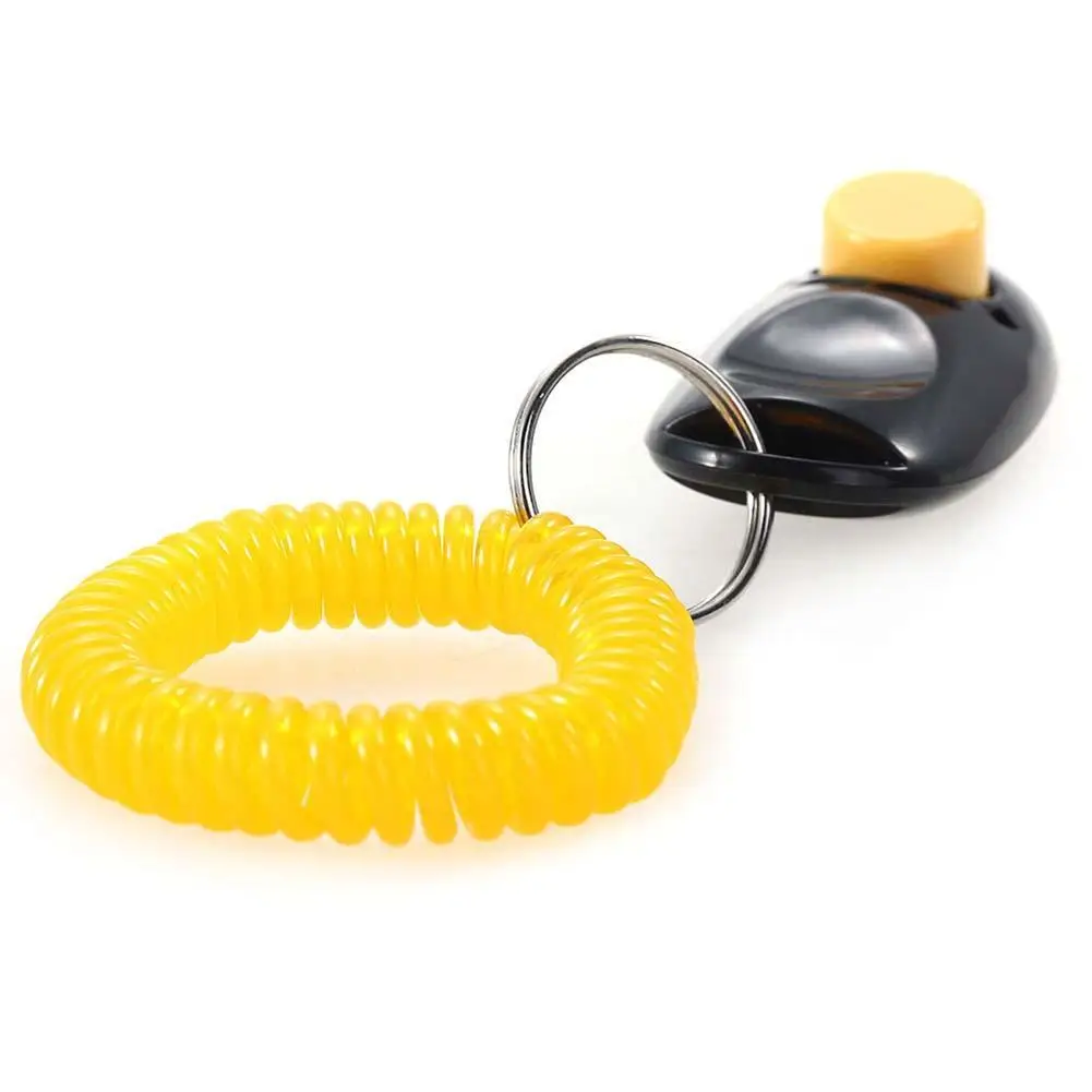 Универсальный тренировочный кликер для животных + ремешок на запястье легкий вес