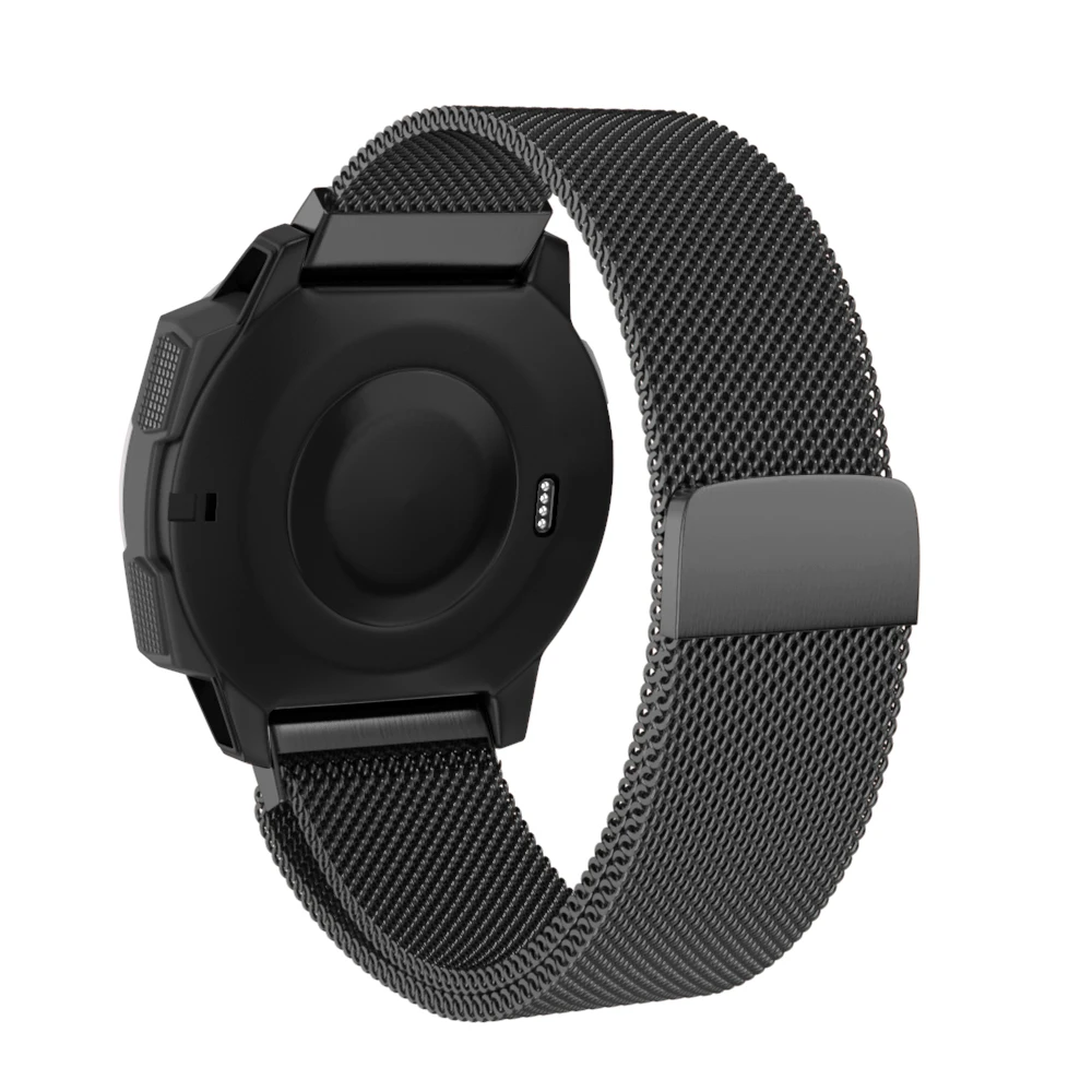 22 мм Ширина Миланский Браслет Магнит ремешок для смарт-часов Garmin инстинкт группа Нержавеющая сталь ремешок для наручных часов для наручных gps-часов Garmin Fenix 5x/5 Plus металлический корпус Браслеты
