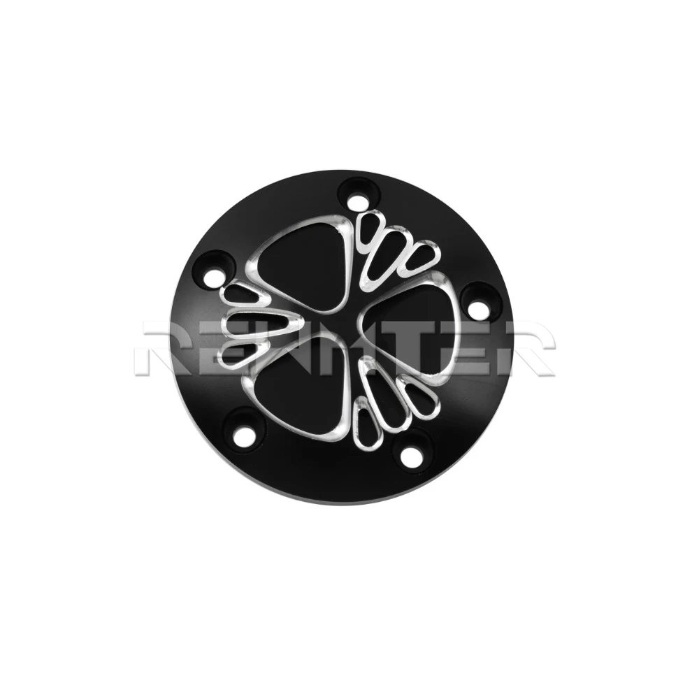 Мотоциклетная черная CNC цилиндрическая камера с отверстием для Дерби крышка