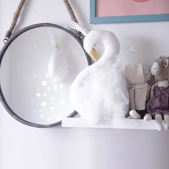 Новинка 2018 модная детская подушка для сна в виде лебедя с короной украшение