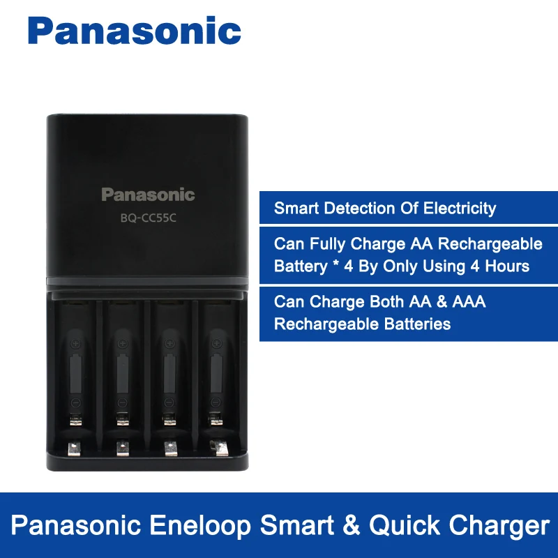 Оригинальные Panasonic 4 шт./лот 2550 мАч Ni-MH AA предварительно заряженные аккумуляторные