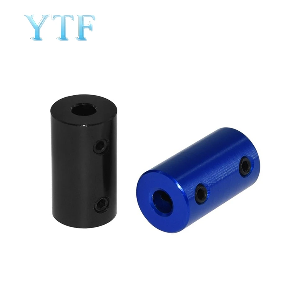 

10pcs Blue Black Aluminum Alloy Coupling Bore 5x5 5x8 For 3D Printer, Car Model, Ship Model, Metal DIY Model ,Impresora 3D Diy