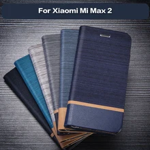 Business Leather Phone Bag Case For Xiaomi Mi Max 2 Flip Wallet Case Silicone Back Cover For Xiaomi Mi Max Card Slot Case