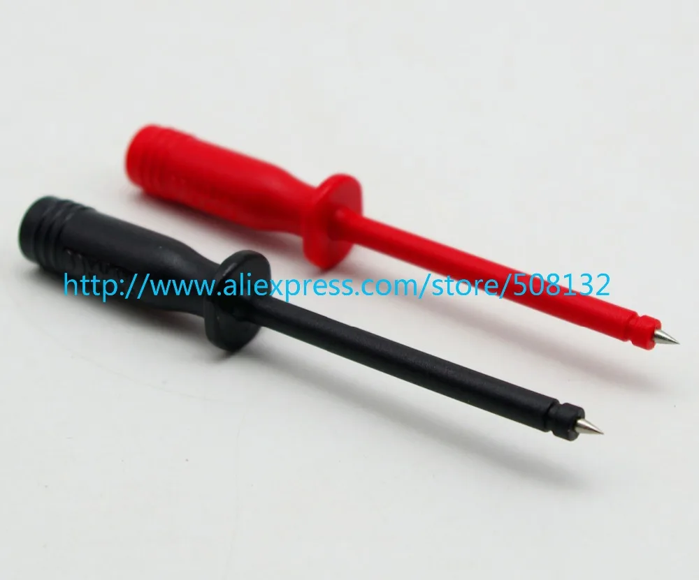 Пробивной игла Неразрушающий тест зонд с 4 мм разъемом банана красный +