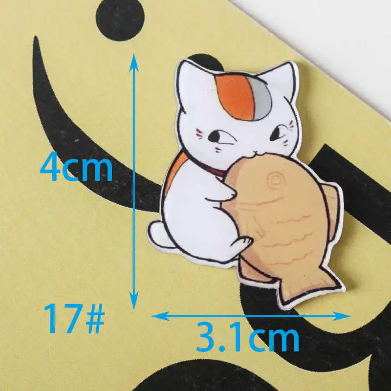1 шт. Нацумэ книга друзей мультфильм значки на одежду акриловые Kawaii рюкзак брошь