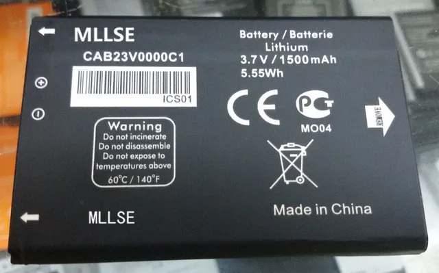 MLLSE CAB23V0000C1 1500 мАч 100% оригинальный новый для Alcatel Y800 Y580D мобильный телефон с