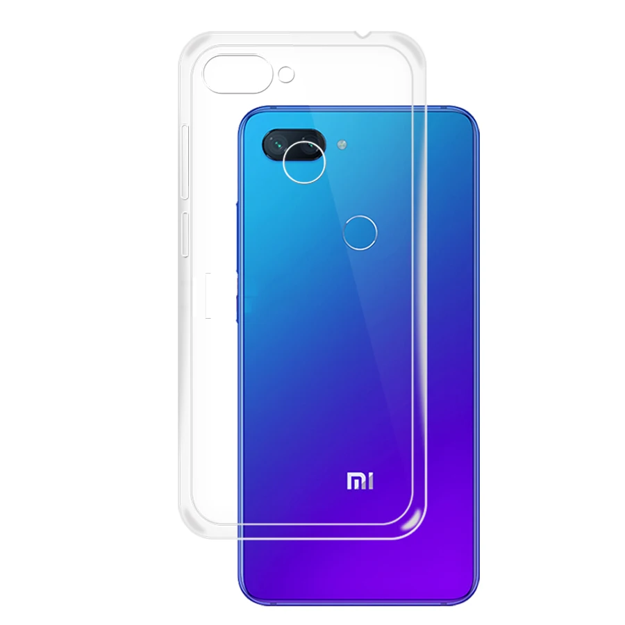 Altroplas Transparent Silicone Case For Xiaomi Mi 8 SE/8 Lite Mobile Phone Nature Liquid Rubber Soft Shockproof Smartphone Cover |