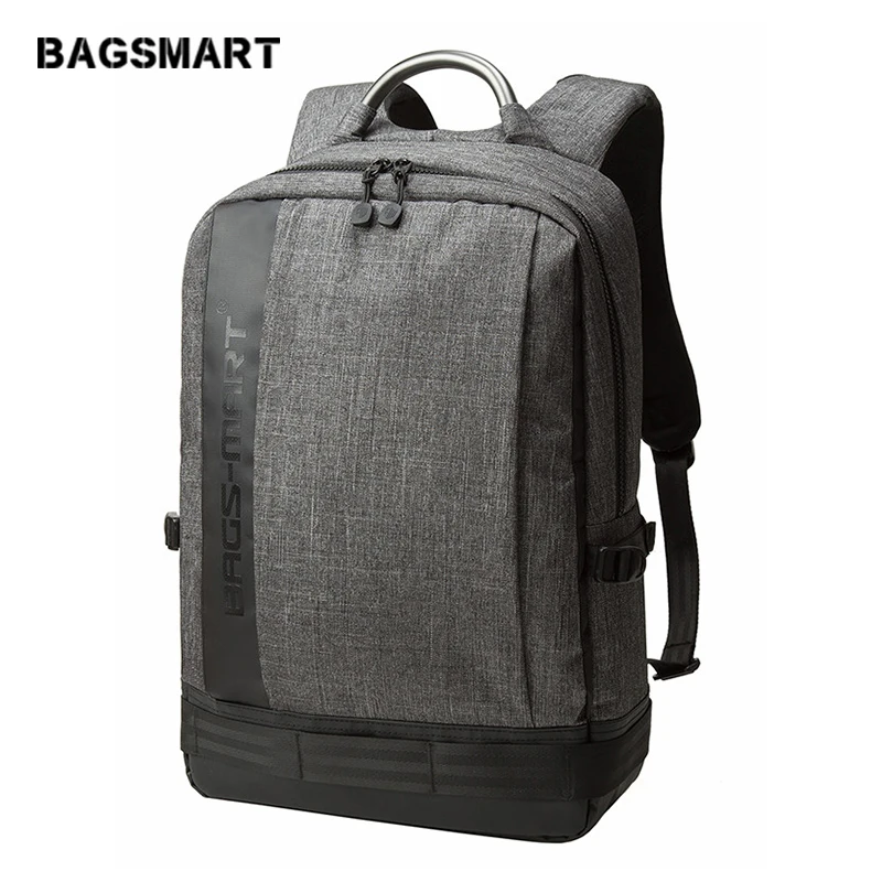 BAGSMART 2018 мужские рюкзаки Bolsa Mochila для ноутбука 14 дюймов 15 сумки школьный