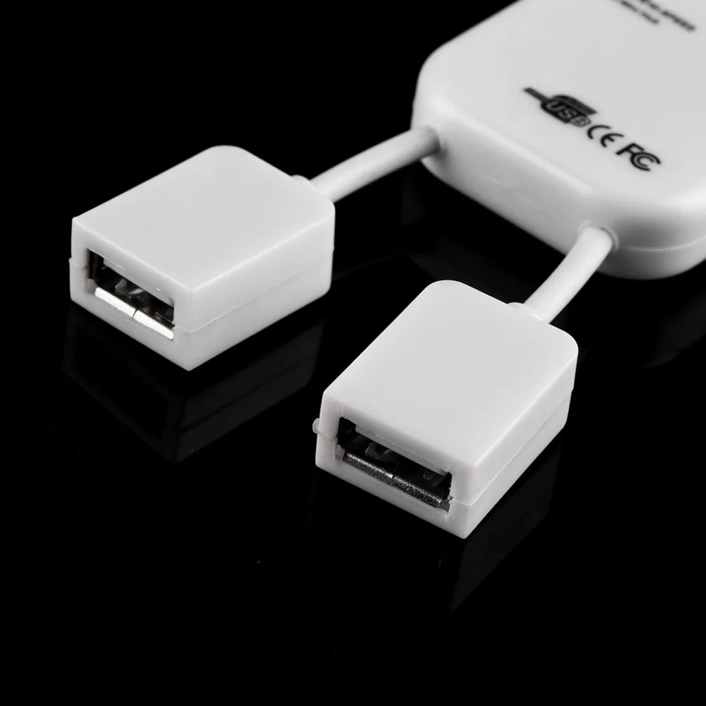 4 портовый высокоскоростной usb хаб 480 Мбит/с USB 2 0 мульти концентратор разветвитель