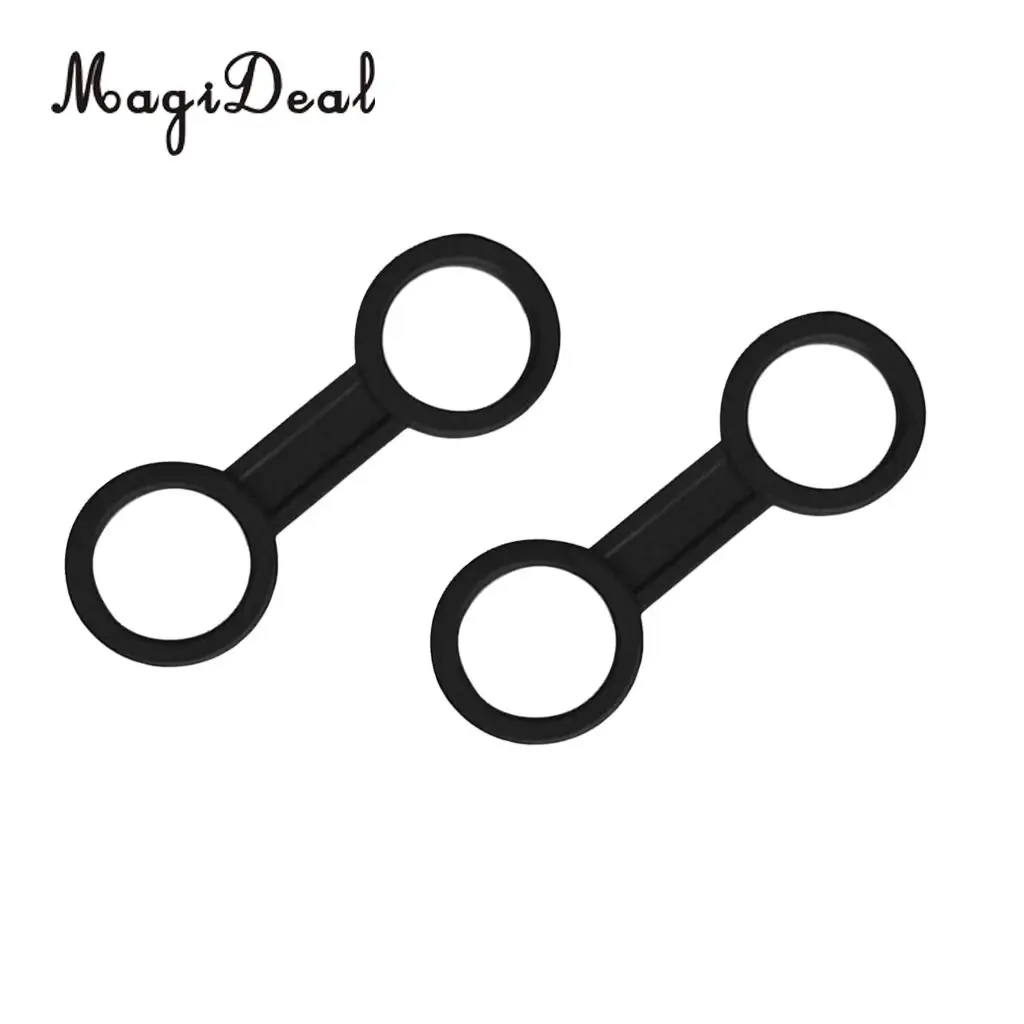 MagiDeal высокое качество 2 шт. гибкая силиконовая маска для подводного плавания и