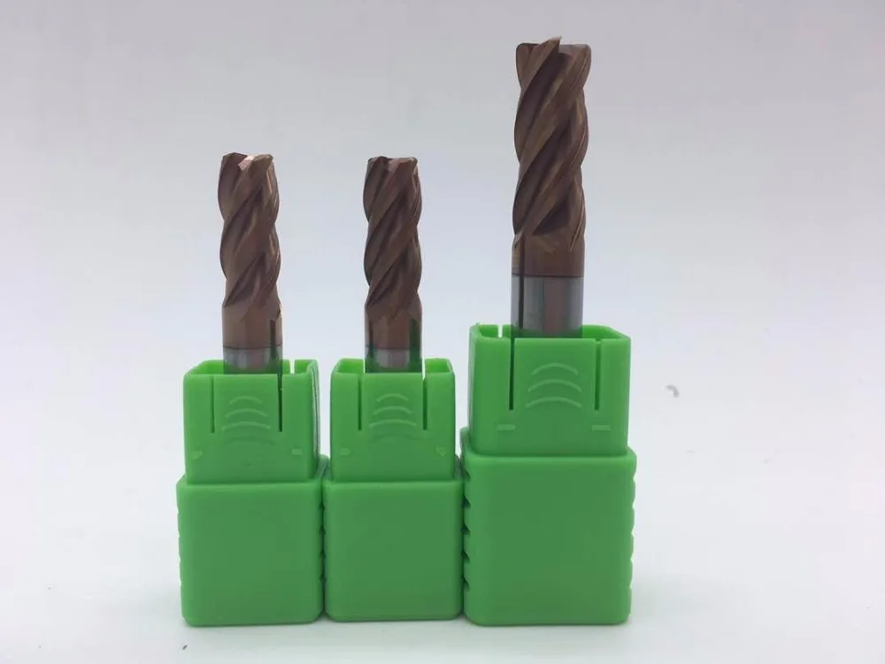 

Big sale 10pcs/ Lots 2.5mm*D2.5*8*50*4F Parallel shank Carbdie Flat End Mills GEN HRC58