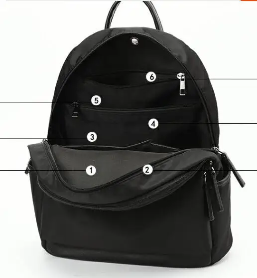 2019 New Casual Shoulder Bag big Women oxford backpack Zipper waterproof bags girl back solid bag more color | Багаж и сумки