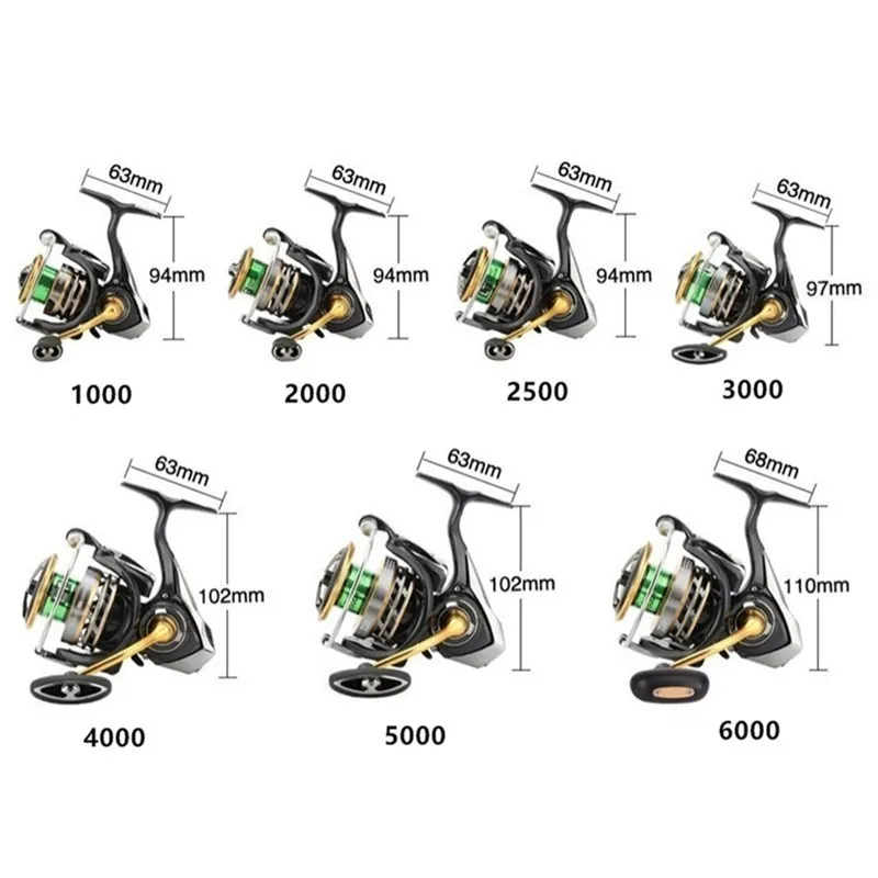 Оригинал DAIWA EXCELER LT спиннинговая Рыболовная катушка 2000XH 3000XH 6 2: 1 соотношение